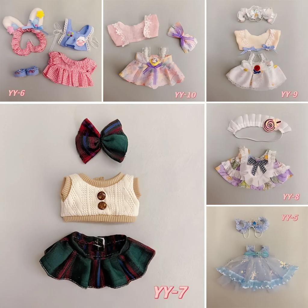 Cotton 20cm Doll Clothes 20cm Doll Clothing Set New Doll Accessories Girl