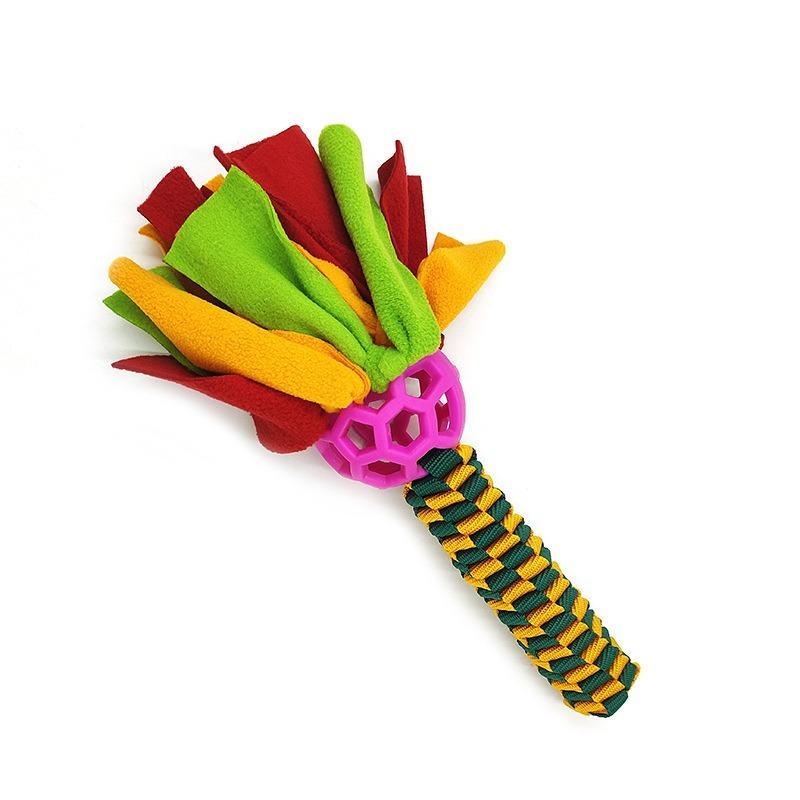 Colorful Pet Toy Ball Dog Training Teeth Grinding Bite Resistant Pet Supply