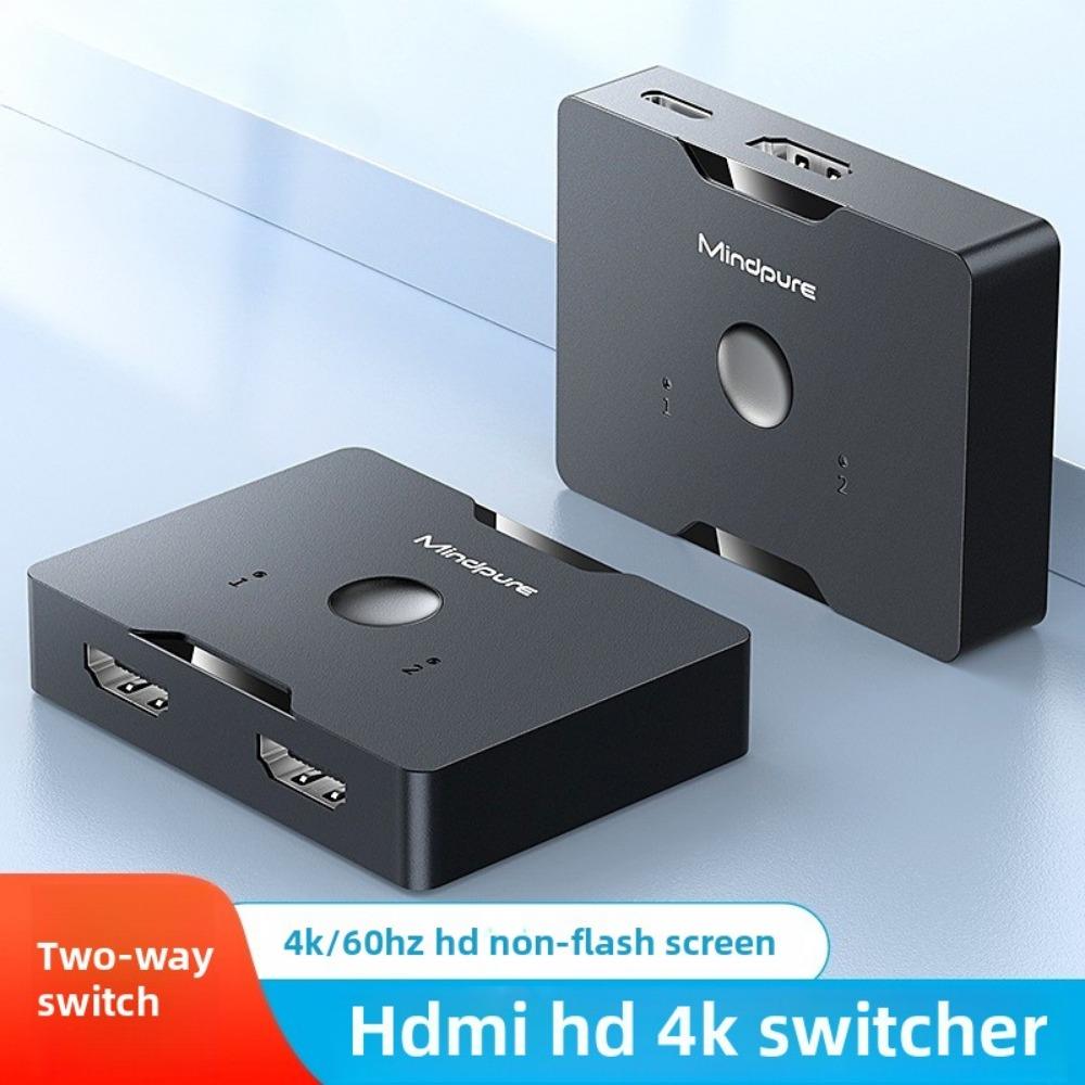 4K HDMI Switch 2 в 1 выход двунаправленный сплиттер-конвертер с высокоскоростным кабелем для устройств Ultra HD