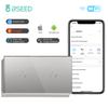 BSEED Wifi 1/2/3-клавишные сенсорные выключатели 1/2/3-ходовые Настенный выключатель света Tuya Smart Life Управление с EU розеткой USB Электрическая розетка
