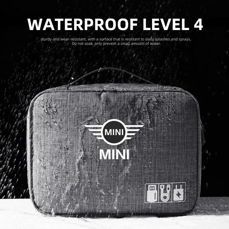 Автомобильная дорожная сумка-органайзер для цифровой электроники для Mini Cooper JCW Works Hatch F54 F55 F56 F57 F60 R50 R52 R53 R55 R56 R57
