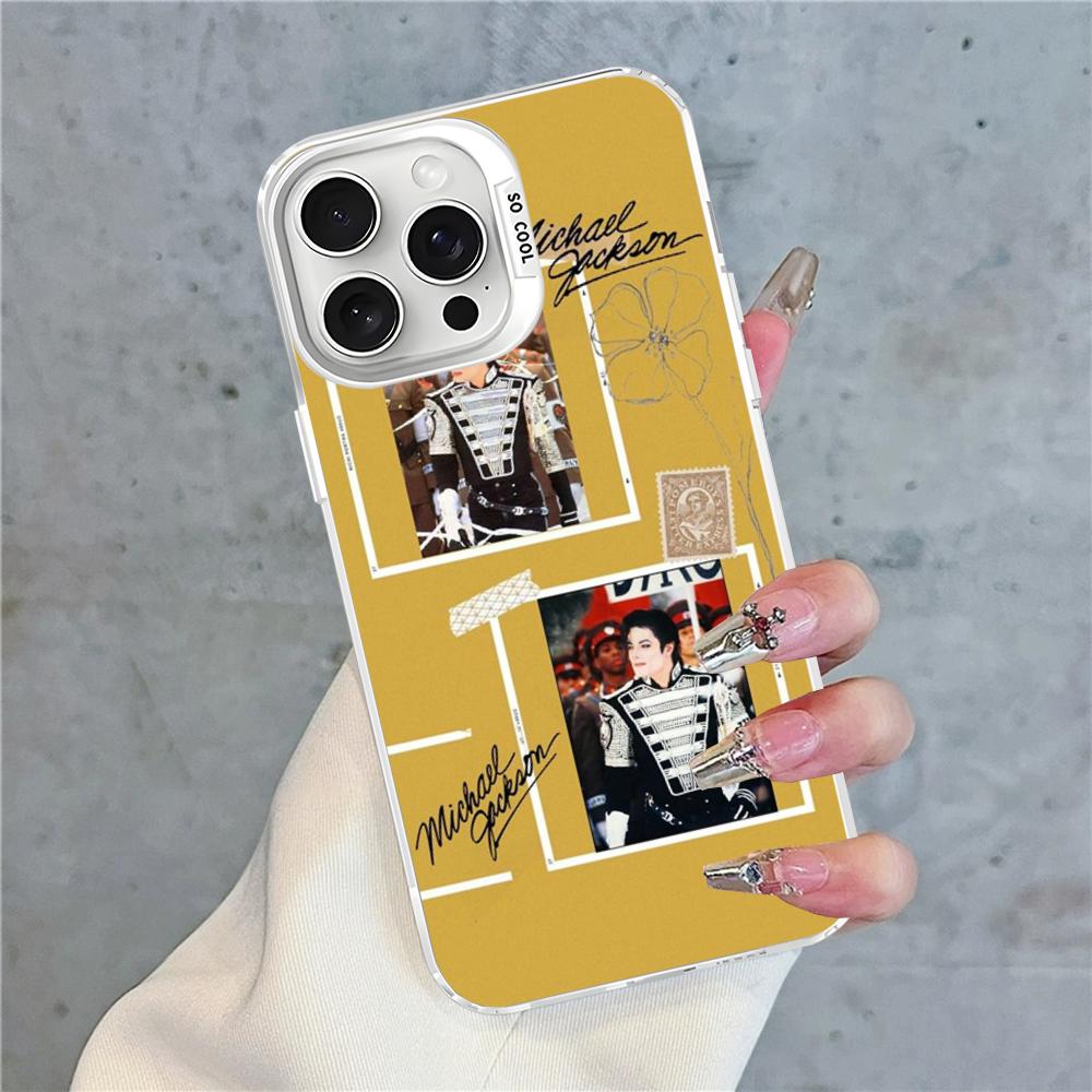 Чехол для телефона Майкл Джексон Горячий певец Для IPhone 16 15 14 13 12 11 Pro Max X XR XSMAX 8 7 Plus Матовый Ударопрочный Задняя крышка