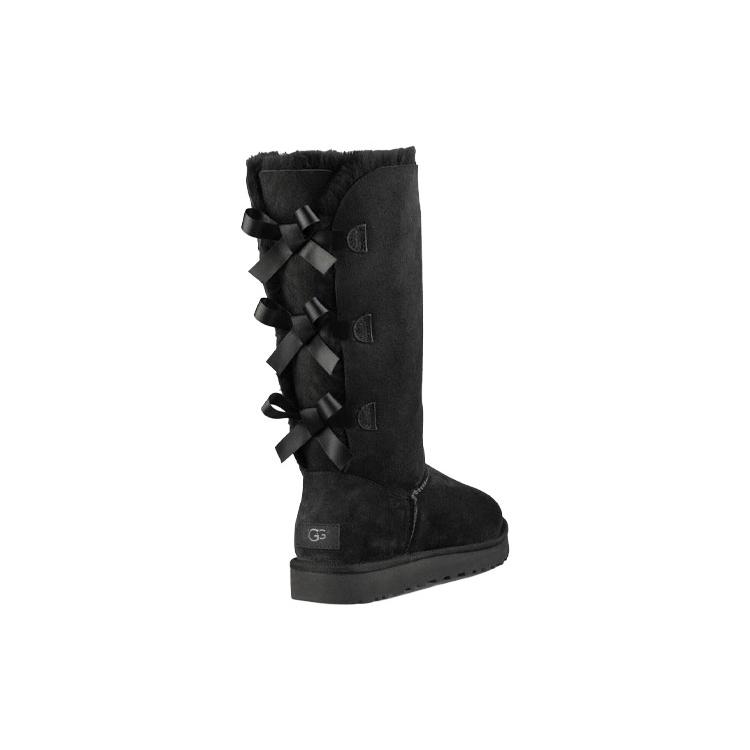 UGG Ботинки Bailey Bow Tall II Черные Женские 1016434-BLK
