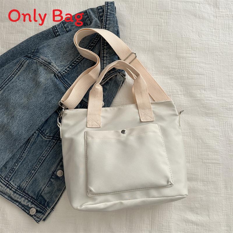 Casual Womens Canvas Crossbody Bag With Soft Structure And Inner Pouch For Spring Fashion