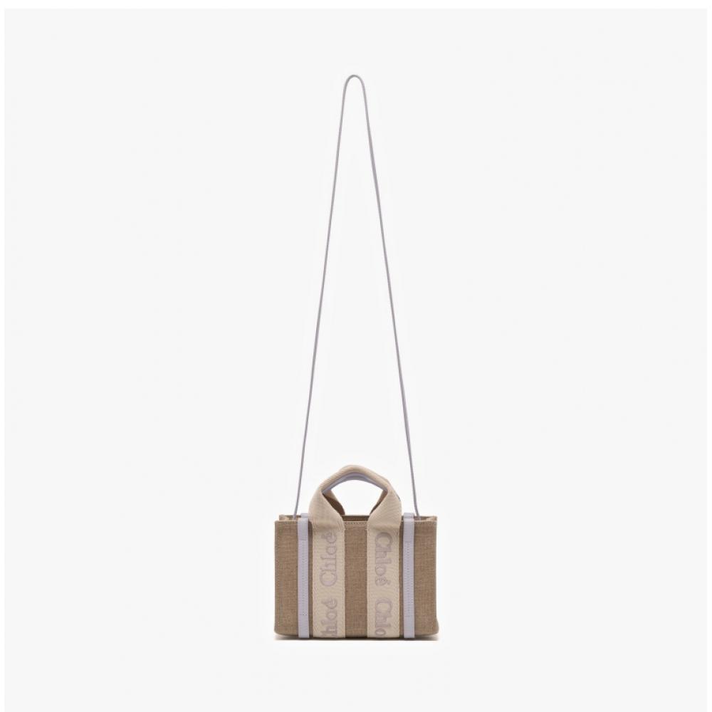 Chloe Chc24up237l17 084 Woody Mini Сумка-тоут с верхней ручкой