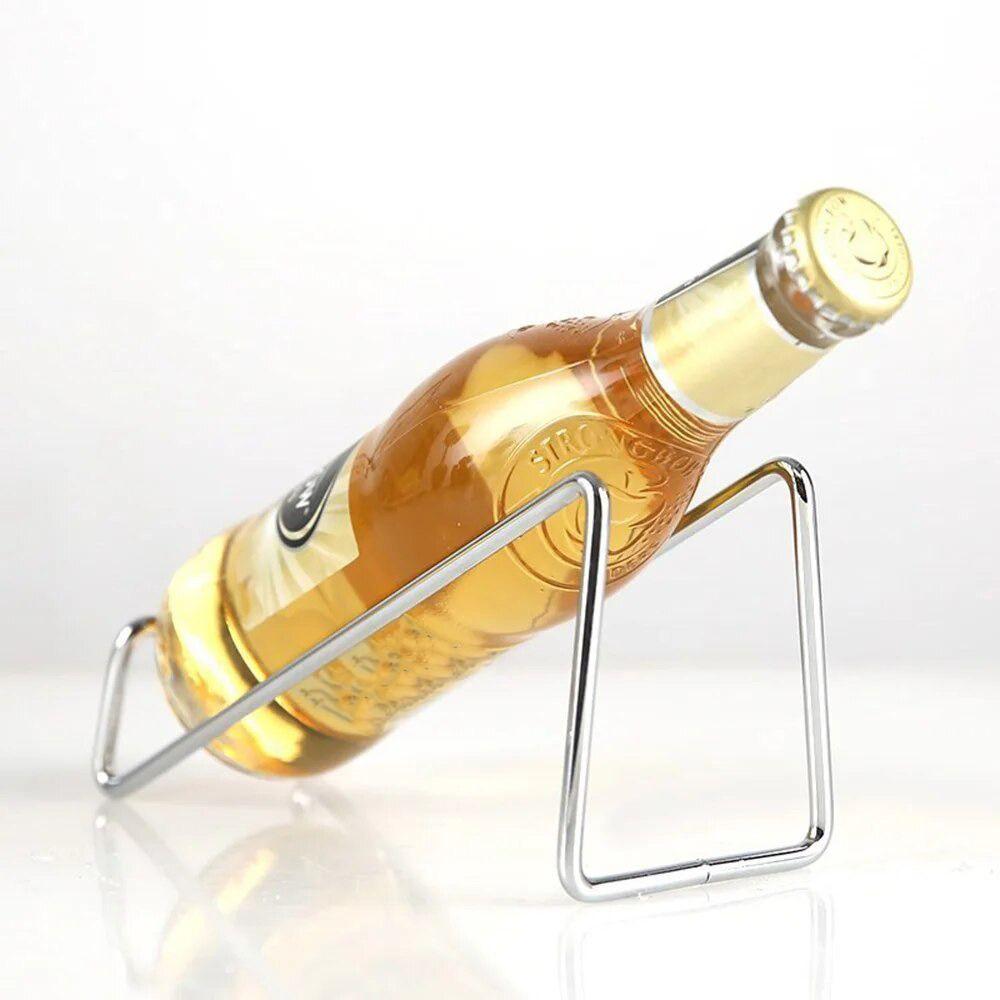 Гальваническая стойка для винных бутылок, железная стойка для хранения вина, держатель для винных бутылок, пивная