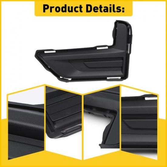 Left Driver Front Side Fog Light Cover Bezel Black For 2017- Nissan Rogue