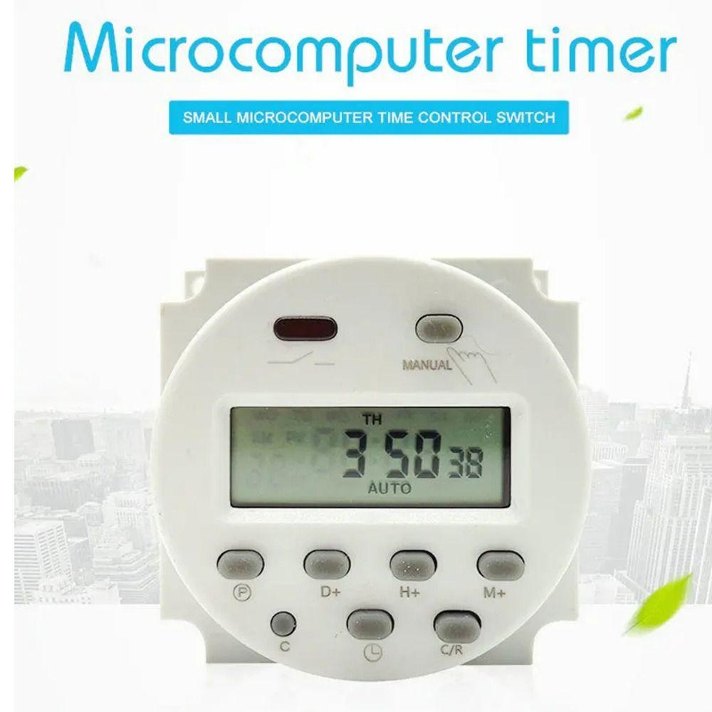 Built-in Rechargeable Battery LCD Digital Programmable Timer  Solar Lights