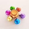 Цветной металлический спиннер Fidget Spinner, набор из 2 предметов, настольная игрушка для снятия стресса, гироскоп для детей и взрослых, пальчиковый спиннер