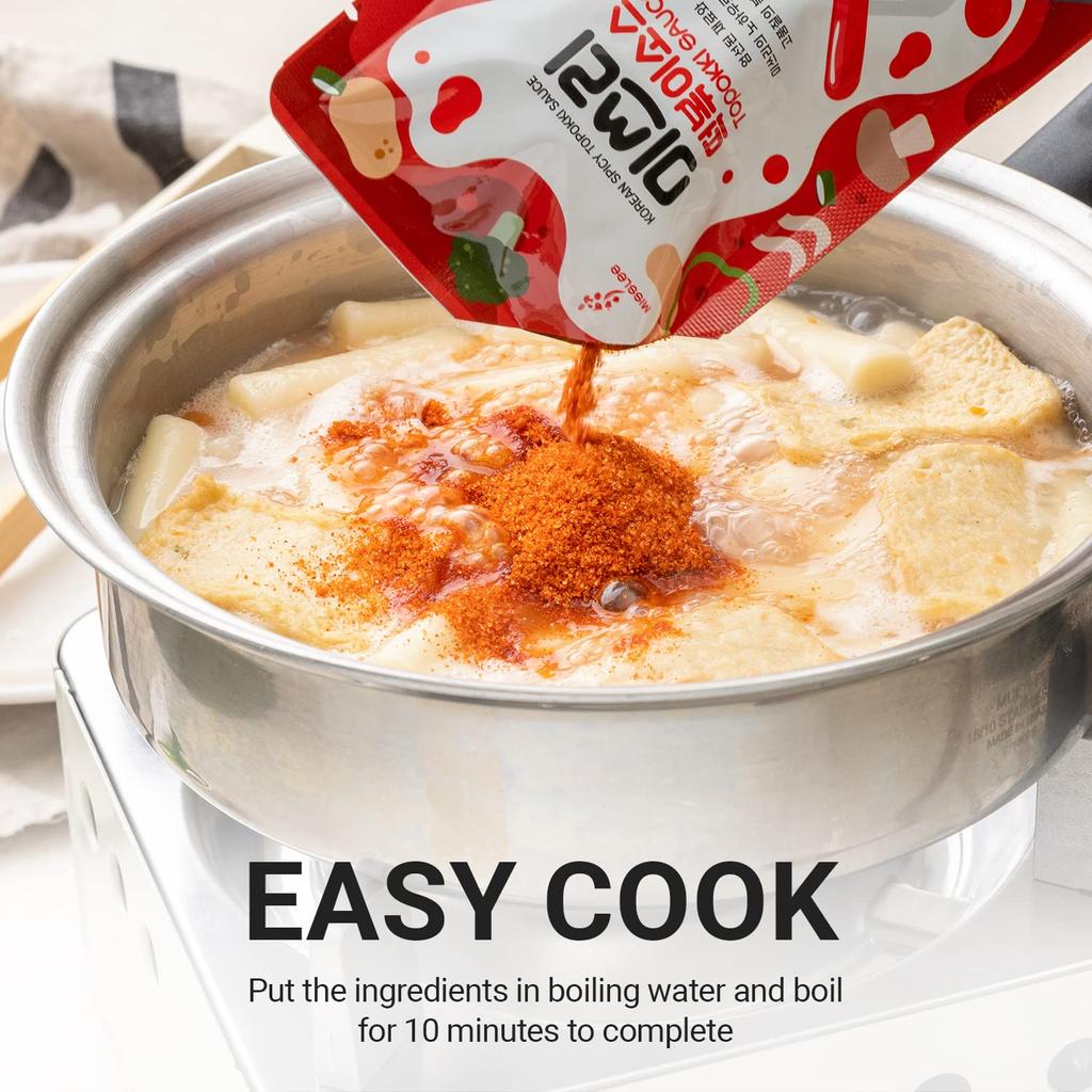 Соус MISSLEE Korean Tteokpokki для быстрого и легкого приготовления ттокпокки дома 100 г (3 варианта)