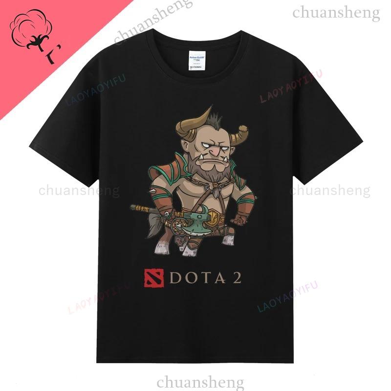 Футболки Dota 2 Игровой Герой Печатная Футболка Топ Shadow Fiend Pudge Axe Slardar Sven Wraith King Cent Phoenix Унисекс Одежда