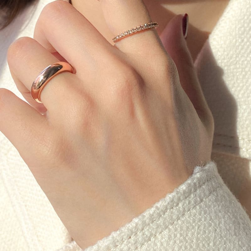 MAYBETOI 14k Кольцо-макарон Гомару