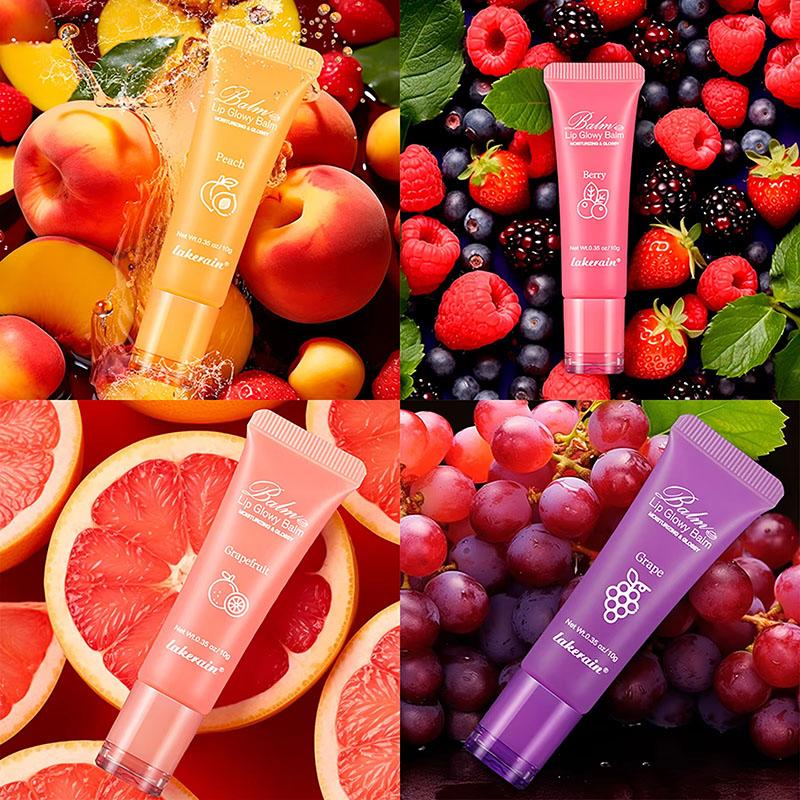 Красочная фруктовая помада персиковый бальзам для губ, меняющий температуру, увлажняющий, водостойкий, стойкий, увлажняющий бальзам для губ