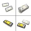 Auto Tail Light Led License Plate Light Lamp White LED Bulbs Fits For BMW 3 Series E46 4D 4DR 1998-2003 Car Accessories Kits