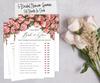 Набор игр для девичника Inkdotpot Floral Theme, комплект из 5 штук (Мероприятия для 50 гостей) Веселый набор игр для девичника