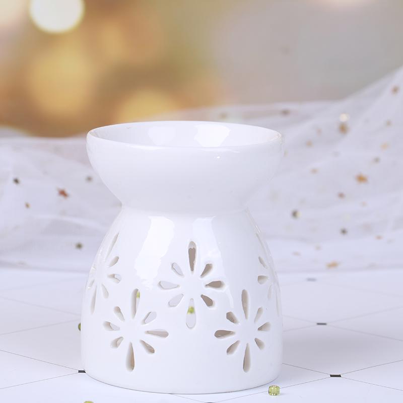 Ceramic Essential Oil Lamp Aroma Burner Aromatherapy Candle Fragrance Holder
