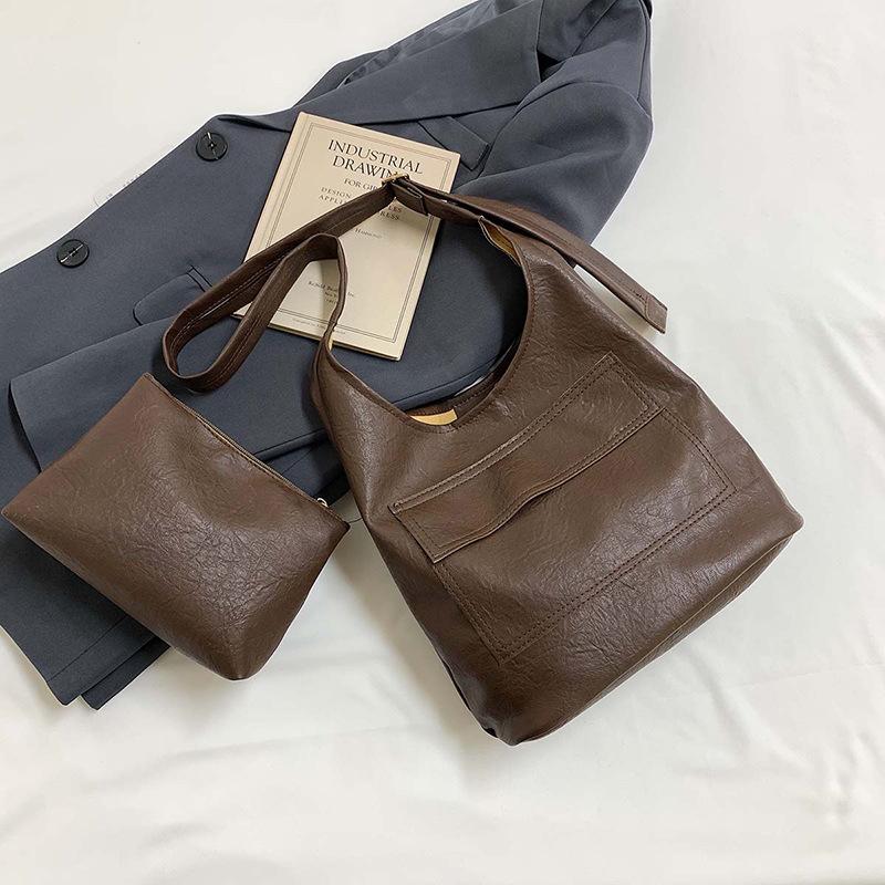 Легкая роскошная изысканная цепочка, портативная сумка-ведро, женский нишевый дизайн, иностранный стиль, высокое чувство ценности, ремень для подкачки, сумка-мессенджер через плечо