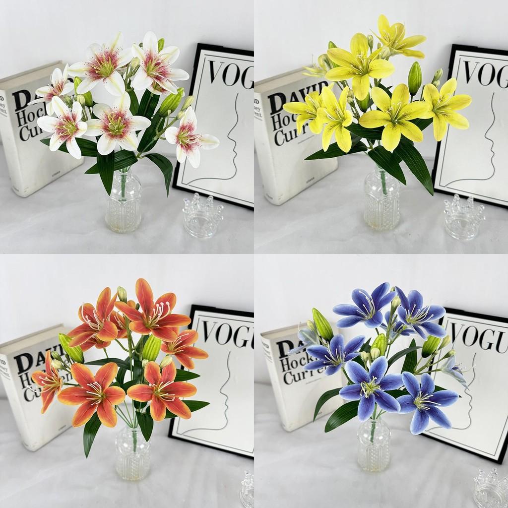Lily Blossom Lifelike Arrangements For Wedding Venue Decor And Photography Props