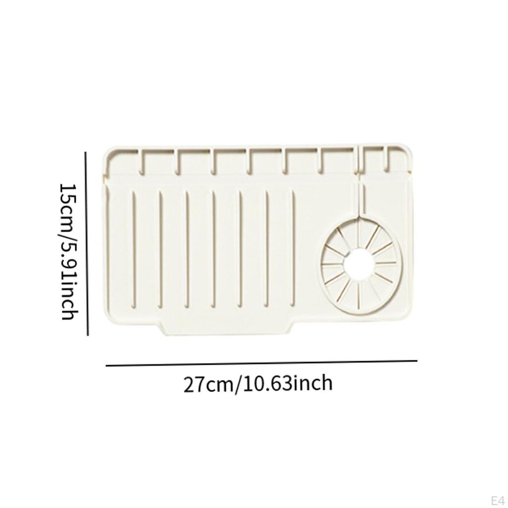 Силиконовая накладка на кран для сливного поддона для кухонной столешницы, наклонная, брызгозащищенная, прочная, легко моется, не