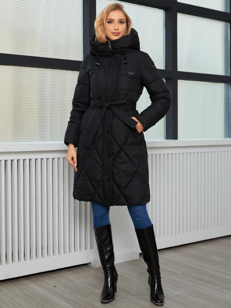 Cinemore Women's Winter Jacket Fashion Long Big Pocket Coat Women Brand High-quality Parka Windproof Warm Down Jackets 83516