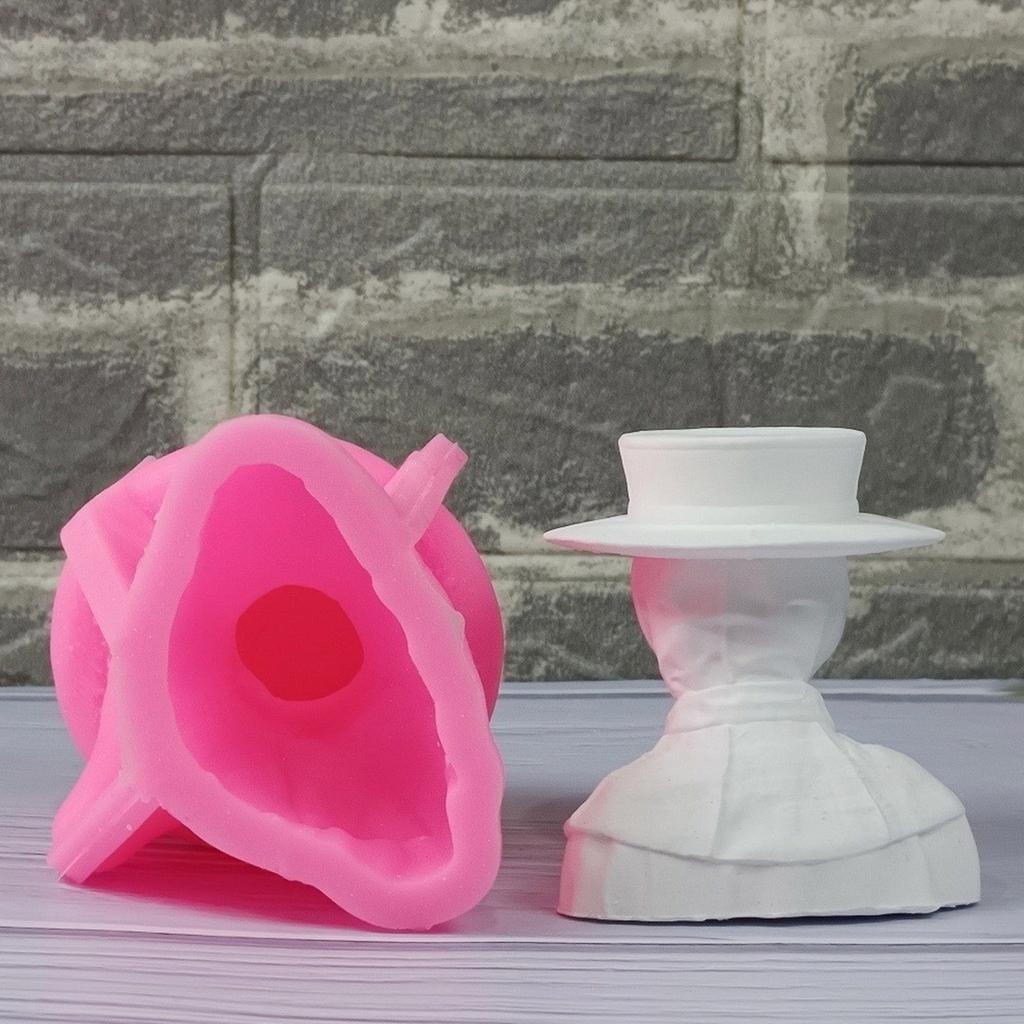 Статуя Чумного Доктора Силиконовые Формы Для Свечей, Мыла, Шоколада, Конфет, Торта, Помадки, Украшения, Цемент, Гипс Силиконовые Формы