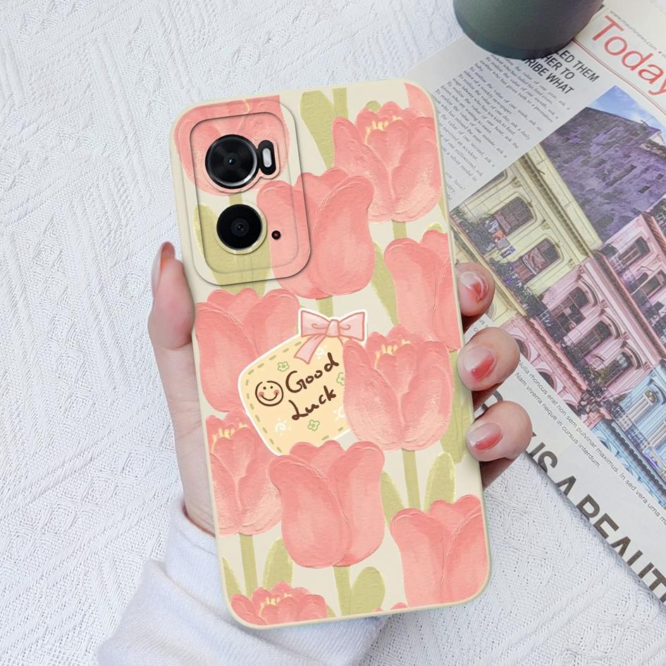 Phoone Case For OPPO A76 A73 A93 A74 A96 A78 A94 A8 A9X Cover Fashion Design Avocado Shockproof Screen Protector Matte Soft Silicone For OPPO Bumper