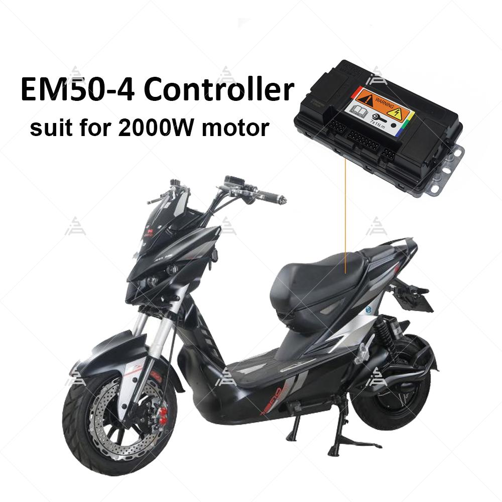 VOTOL Программируемый EM50-4P 72В 50А Один LIN Контроллер 72В Синусоидальный для Электровелосипеда 2000Вт Применение Бесколлекторного Двигателя Постоянного Тока