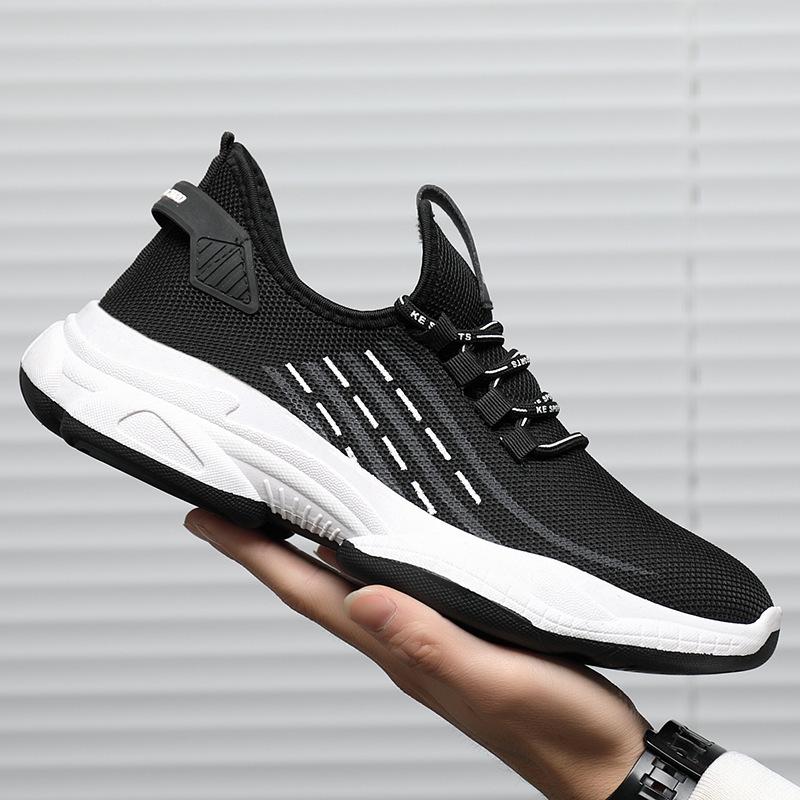 Модные мужские кроссовки сетчатые повседневные туфли на шнуровке мужские туфли на платформе легкие вулканизированные туфли прогулочные кроссовки мужские Zapatillas Hombre