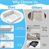 Heavy Duty Washer Drain Guide Tray Front-mounted Lint Water Collection Box  Floor Protection