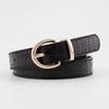 PU Leather Women's Belt Luxury Jeans Pants Belt Simple Y2k Waist Belt  Spicy Girls