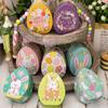 Easter Cartoon Pattern Biscuit Chocolate Storage Ornament Gift Box Home Party Multiple Styles Decorative Party Supplies