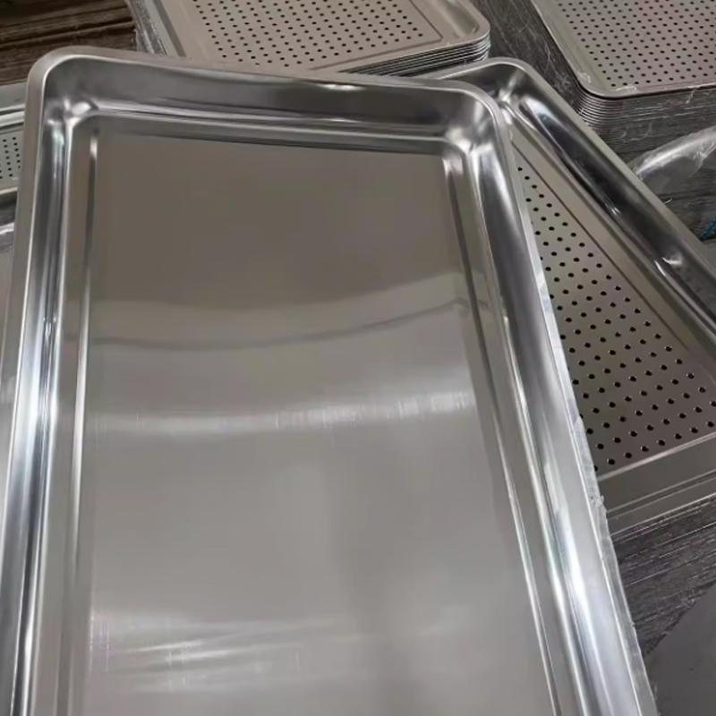 MOSUO Stainless Steel Steamer Cart Tray