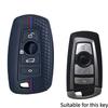Силиконовый чехол для автомобильного ключа для BMW 1, 2, 3, 5, 7 серии F10 F20 F30 335 328 535 E90 E92 E93 Обложка для пульта-брелока Оболочка Куртка 3 кнопки