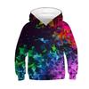 Children's Fashionable Printed Hooded Sweatshirt Casual Sportswear