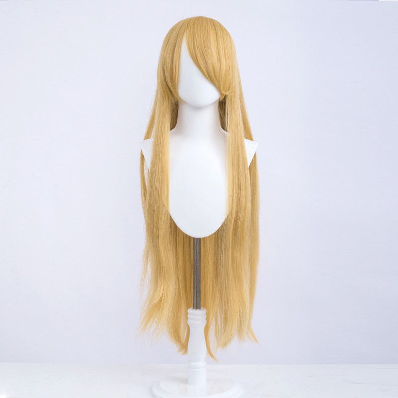 100cm Long Straight Cosplay Wig Anime Compatible Universal Omopinenet Heat Resistant Synthetic Hair Wigs + Wig Cap