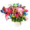Colorful Whimsical Butterfly Stakes for Garden Yard Planter Outdoor Decor Flower Pots Decoration Eco-Friendly Garden Ornaments