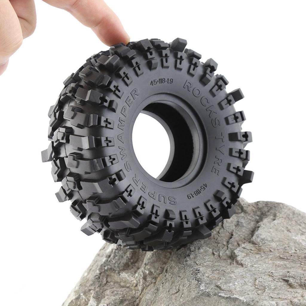 Гусеничные резиновые автомобильные шины с дистанционным управлением, 1,9 дюйма, 118*45 мм, 4 шт., замена для Trax4 Axial Scx10
