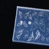 3D Силиконовая форма для лепки бабочек для ногтей, Пластина для стемпинга крыльев бабочки, Трафареты для ногтей, Шаблон для ногтей