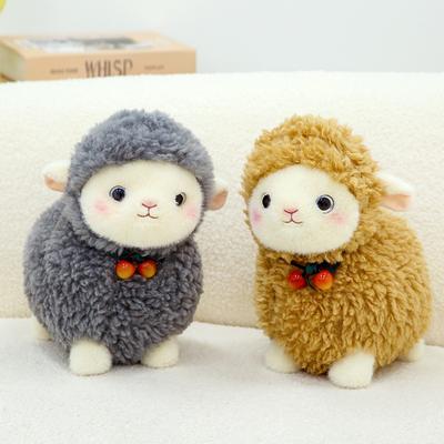 Новая маленькая плюшевая игрушка овечка, кукла овечка, милая маленькая белая кукла овечка, свадебный подарок для осыпания