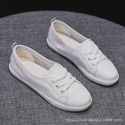 Женские белые кроссовки из натуральной кожи премиум-класса — коллекция Лето 2025; Удобная, универсальная, модная повседневная обувь