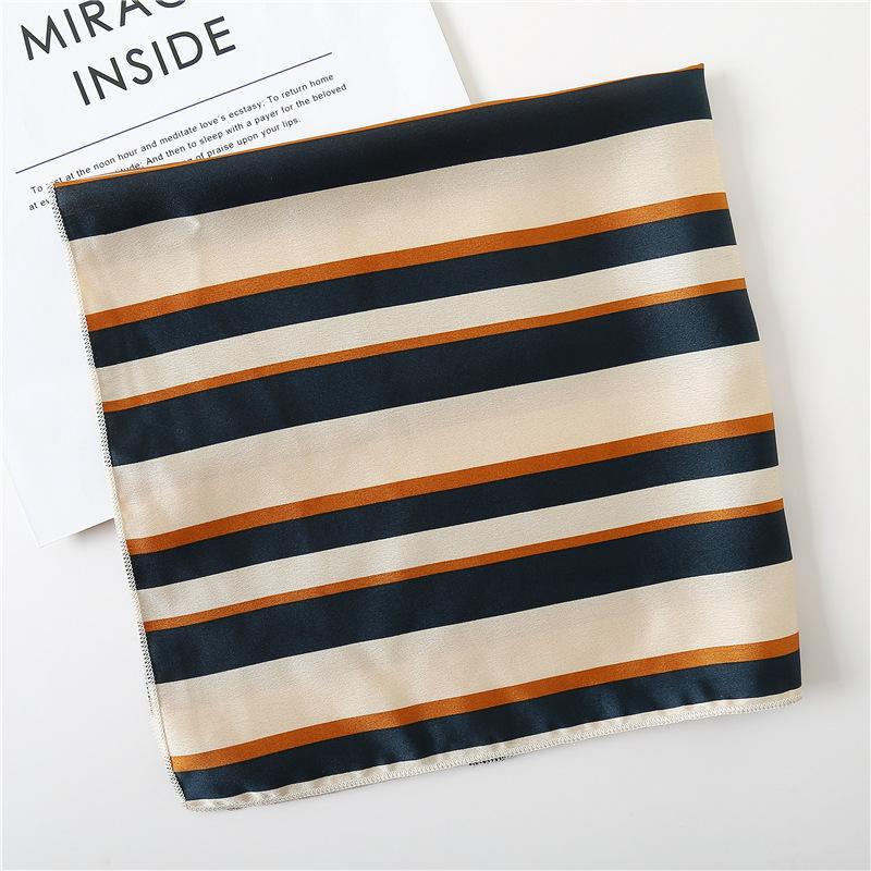 50 * 50 см шелковые шарфы весна и осень универсальное украшение профессиональные маленькие квадратные шарфы защита шеи связывающая сумка