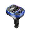 Bluetooth 5.0 Автомобильный FM-передатчик с регулировкой на 180 градусов, двухканальный USB-плеер, зарядное устройство для Mp3, беспроводной светильник Type-C, громкая связь