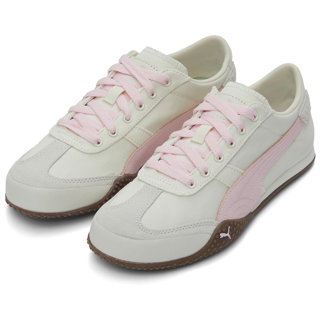 Puma Bella Ut Canvas Fashion Versatile Comfortable Lightweight Low-Top Casual Shoes Unisex Sneaker White Pink 403492-02