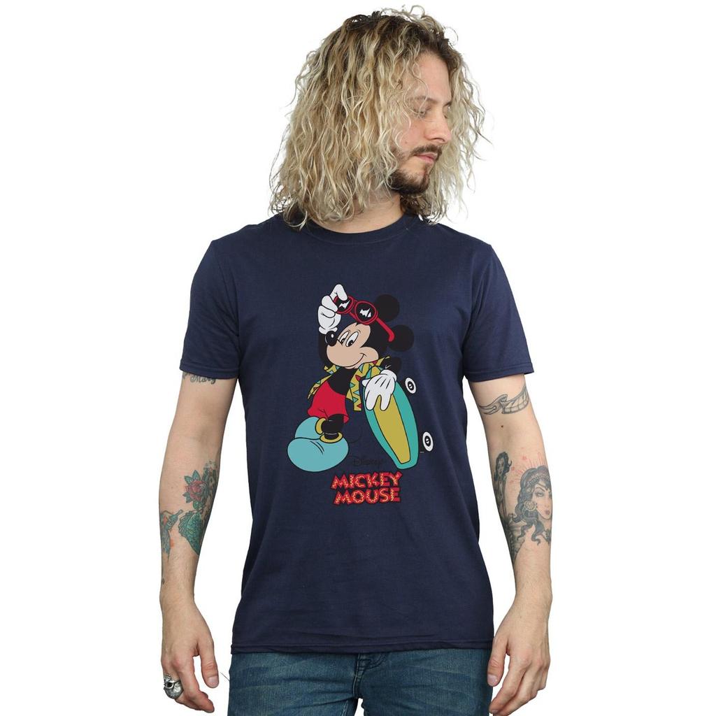 Disney Mens Mickey Mouse Skate Dude T-Shirt