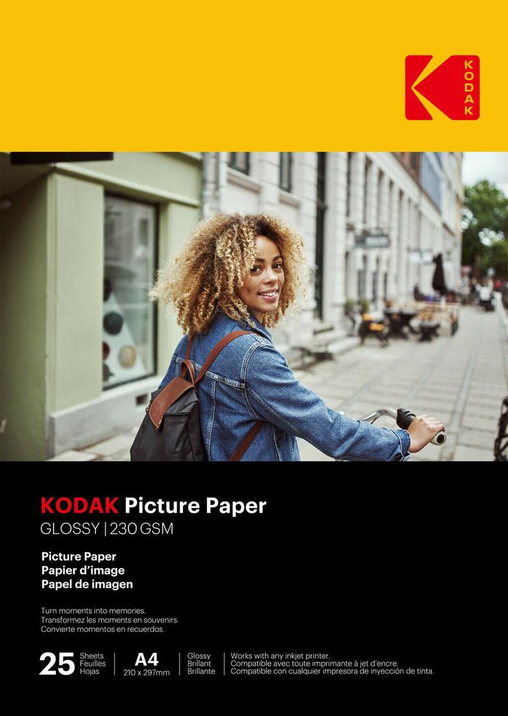 Kodak Photo Paper A4 Glossy 230g 25 Sheets