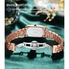 POEDAGAR High Quality Diamond Watch Top Brand Luxury Fashion Business Rectangle Waterproof Quartz Ladies Watches Stainless Steel