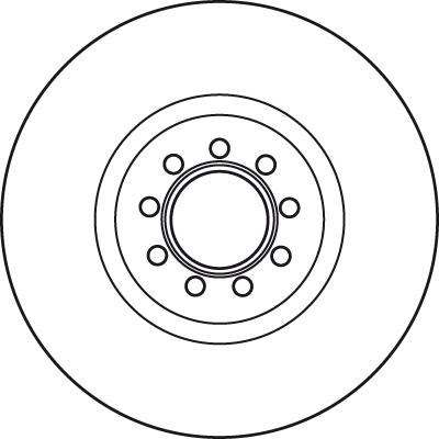 Trw Df4984S Trw Brake Disc Front /R