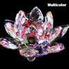 6.2cm Quartz Crystals Lotus Flower Crafts Glass Fengshui Ornaments Healing Crystals Home Party Wiccan Decor Yoga Gifts Souvenir