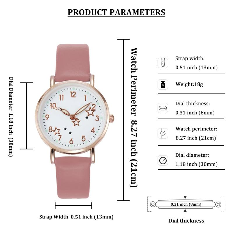 New Watch Women Simple Classic Fashion Small Dial Women's Watches Leather Strap Quartz Clock Wrist Watches Gift