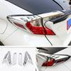 Подходит для 2016- Toyota CHR C-HR ABS Хром Задний Фонарь Лампы Крышка Накладка 4Шт